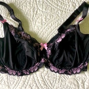 Adore Me Black Lace Bra